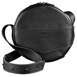 Женская кожаная сумка-рюкзак Maxi (черный)