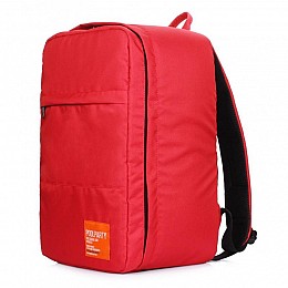 Рюкзак для ручної поклажі PoolParty HUB (червоний) - Ryanair / Wizz Air / МАУ