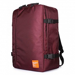 Рюкзак-сумка для ручної поклажі PoolParty Cabin (бордовий) - МАУ