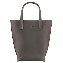 Жіноча сумка-шоппер зі шкіри DD (темно-бежевий)