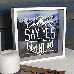 Копилка для денег Say yes to adventure