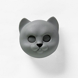 Ключниця настінна Neko Cat Qualy (сіра)