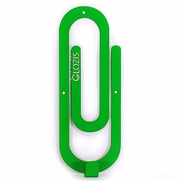 Настенный крючок для одежды Glozis Clip Green (зеленый)
