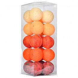 Тайская LED-гирлянда Funny Orange (35 шариков) линия от сети