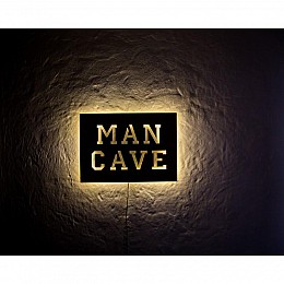Настінний світильник Man Cave (жовте світло)