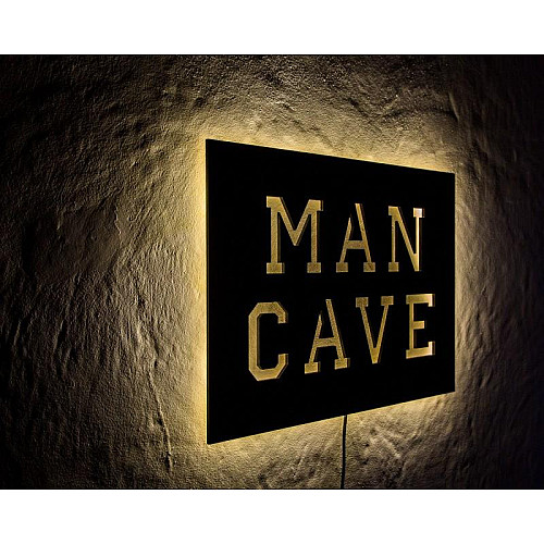 Настінний світильник Man Cave (жовте світло)