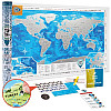Скретч-карта світу Discovery Map World Silver (англійська мова) в тубусі
