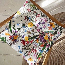 Подушка на стул с завязками «Полевые цветы»