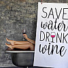 Полотенце Save water drink wine