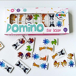 Детское Domino Animals white set