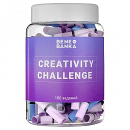 Баночка с записками Creativity Challenge (русский язык)