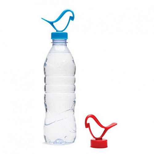 Кришка-тримач для пляшки Bottle Clip Peleg Design (синя)