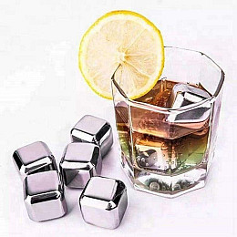 Стальные камни для виски Chilling Power Eight (8 шт.)