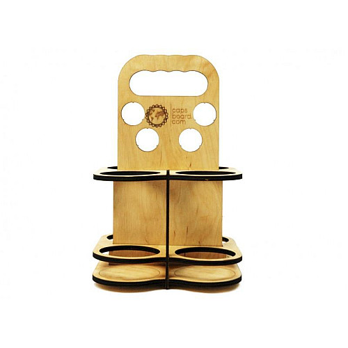 Ящик-переноска для пива Caps Box 4 Yellow