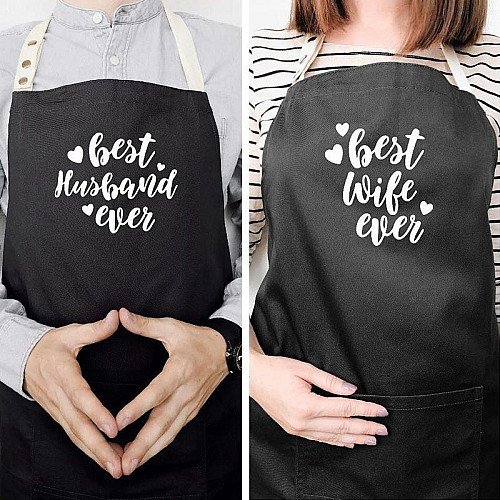 Фартуки парные для мужа и жены Best husband/wife ever