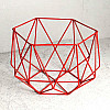 Фруктовниця Geometry (червона)