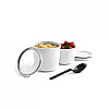 Ланч бокс Lunch Pot Black+Blum (белый-черный)