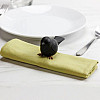 Набір зажимів для серветок Sparrow Napkin Qualy (чорний)