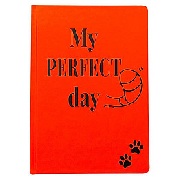 Ежедневник-планер Diary My perfect day недатированный (украинский язык) красный