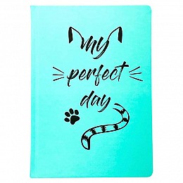 Щоденник-планер Diary My perfect day недатований (українська мова) м'ятний