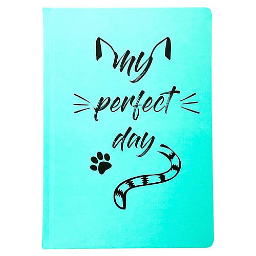 Щоденник-планер Diary My perfect day недатований (українська мова) м'ятний