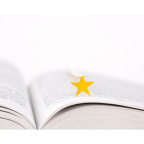 Закладка для книг "Жовта зірка"