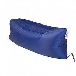 Надувний шезлонг-лежак RipStop (синій)