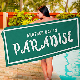 Пляжное полотенце Another day in paradise