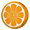 Подушка круглая "Апельсин"