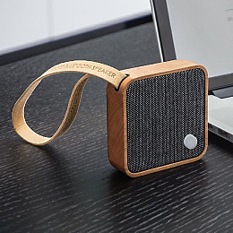 Портативна Bluetooth колонка Gingko Mi Square (вишня)