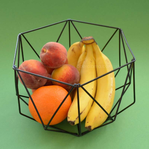 Фруктовниця Geometry (чорна)