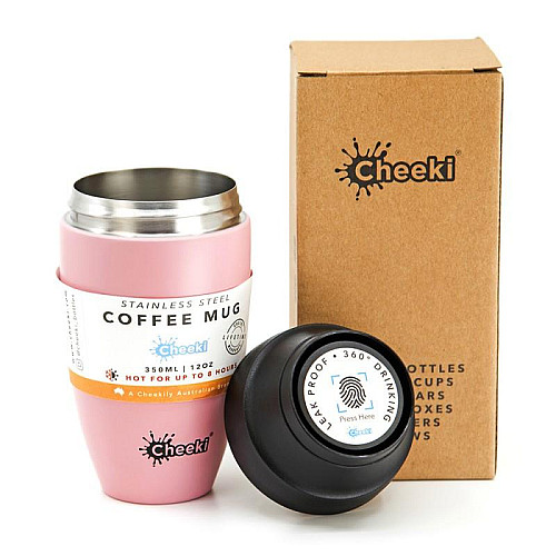 Термостакан Cheeki Coffee Mugs Leak Proof Pink (350 мл)