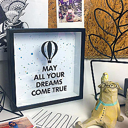 Скарбничка для грошей May all your dreams come true (повітряна куля)