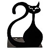 Упор для книг Glozis Black Cat