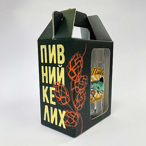 Пивний келих "Пивка для рывка" (500 мл)