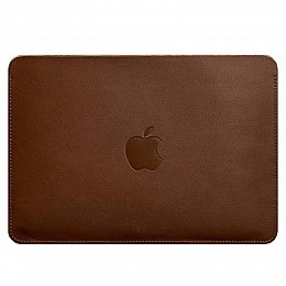 Кожаный чехол Up для MacBook 13'' (светло-коричневый) кожа Krast