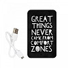 Повербанк (powerbank) Ziz "Покинути зону комфорту" 5000 mAh