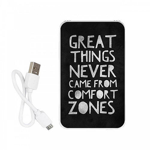 Повербанк (powerbank) Ziz "Покинути зону комфорту" 5000 mAh
