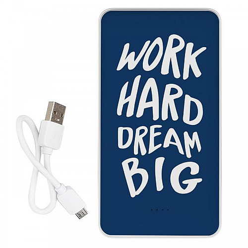 Повербанк (powerbank) Ziz "Мрій, працюй" 10000 mAh