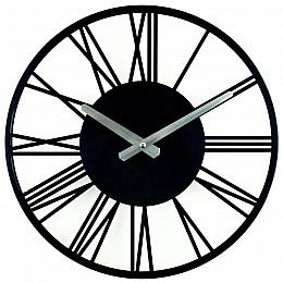 Настінний годинник Rome Black (чорний)