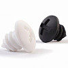 Набор стопперов для бутылок Bottle Screws OTOTO (черный-белый)