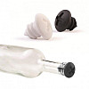 Набор стопперов для бутылок Bottle Screws OTOTO (черный-белый)