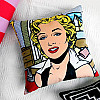 Подушка Marilyn Monroe pop art, 45х45 см