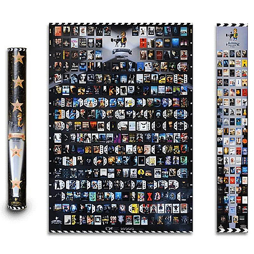 Скретч-постер фильмов My Poster Cinema edition 21 century (английский язык) в тубусе