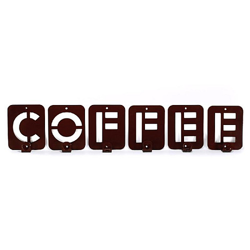 Настенная вешалка для кухни Coffee