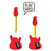 Набор для записей (карандаш, точилка, ластик) School of Rock Rocket Design