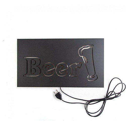 Настенная Led вывеска Beer