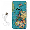 Повербанк (powerbank) Ziz "Карта путешествий" 10000 mAh