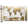 Скретч-карта мира My Map Antique edition Caribbean (английский язык) в тубусе
