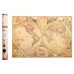 Скретч-карта мира My Map Special edition (английский язык) в тубусе